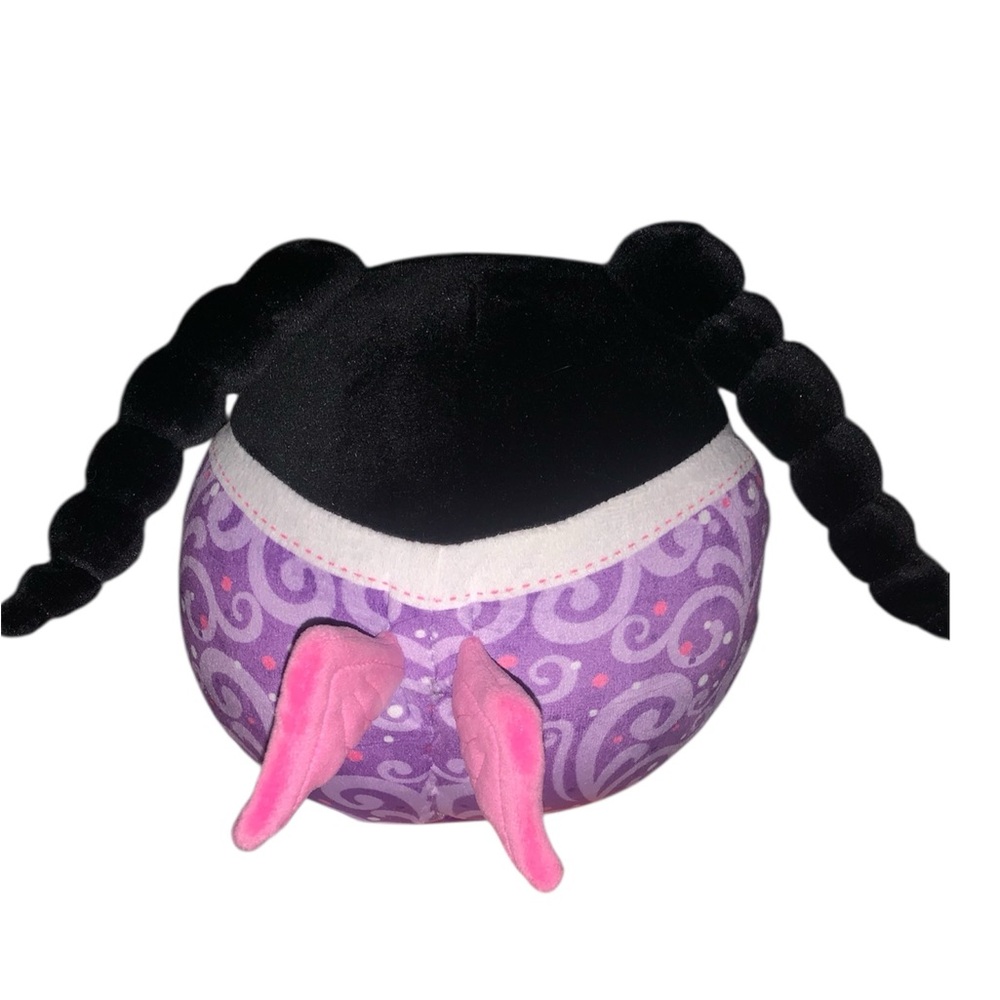 Fresh Cuddles Charming Plush Doll with Purple Outfit and Black Hair braids. NWT - Picture 2 of 4